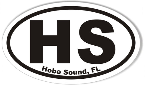HS Hobe Sound, FL Oval Stickers