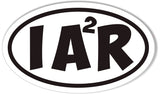 IA2R Custom Oval Bumper Stickers