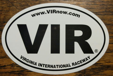 VIR www.VIRnow.com 4x6" Oval Bumper Stickers