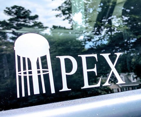 Apex NC Water Tower Decal