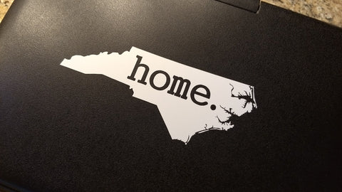 North Carolina "home." Vinyl Decal