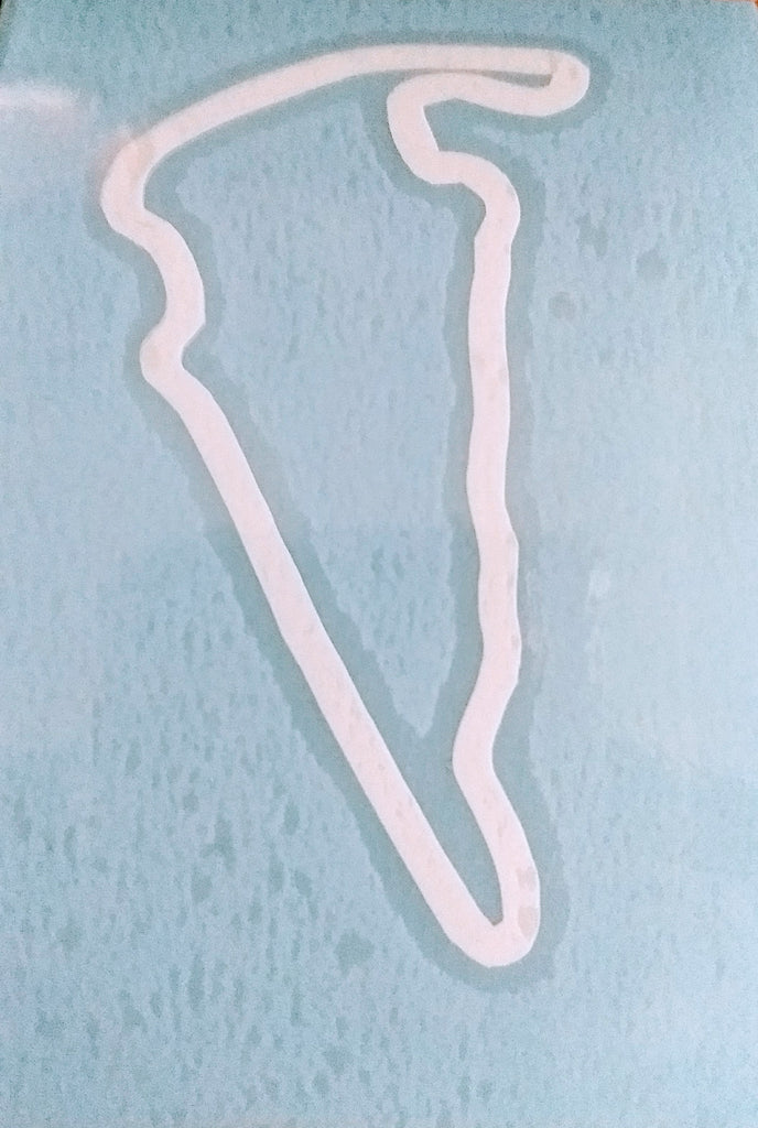 VIR Track Outline Vinyl Decal – StickerCafe.com