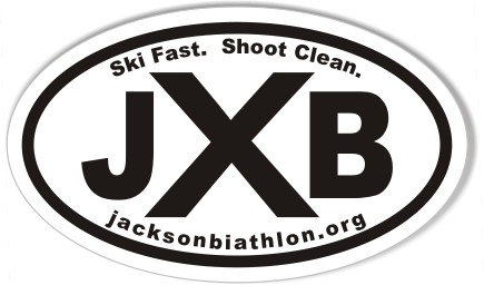 JXB jacksonbiathlon.org Euro Oval Bumper Stickers