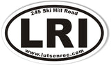 LRI Custom Oval Bumper Stickers