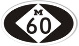 M-60 Michigan Highway Sticker