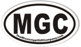 MGC Euro Oval Bumper Stickers
