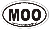 MOO Euro Oval Bumper Stickers