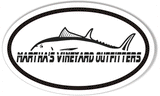 Martha's Vineyard Outfitters 3x5 Oval Stickers