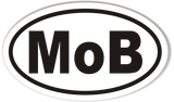 MoB Euro Oval Bumper Stickers