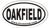 OAKFIELD 3x5" Custom Oval Bumper Stickers