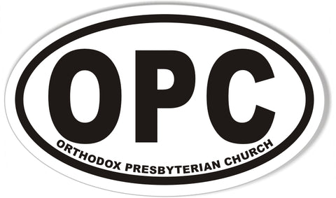 OPC Oval Bumper Stickers