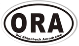 ORA 3x5" Custom Oval Bumper Stickers