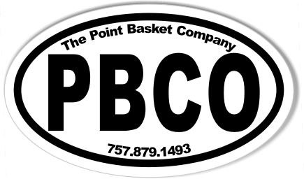 PBCO 3x5" Custom Oval Bumper Stickers