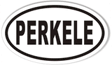 PERKELE Euro Oval Bumper Stickers