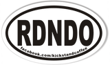 RDNDO Euro Oval Bumper Stickers