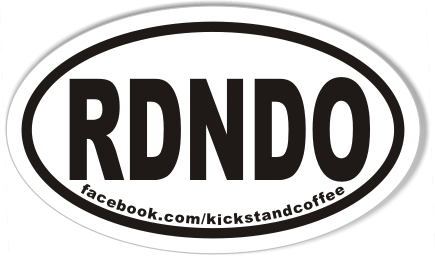 RDNDO Euro Oval Bumper Stickers