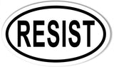 RESIST Custom Oval Bumper Stickers