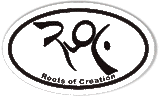 ROC Roots Of Creation Euro Oval Bumper Stickers