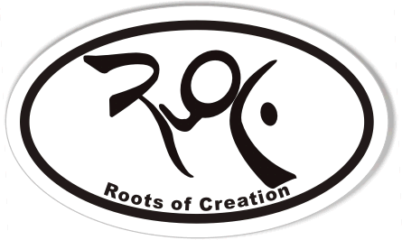 ROC Roots Of Creation Euro Oval Bumper Stickers