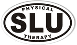 SLU PHYSICAL THERAPY 3x5" Oval Bumper Stickers