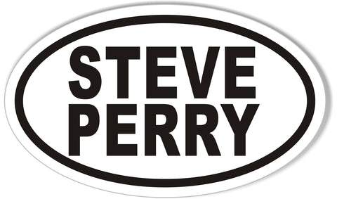 STEVE PERRY Custom Oval Bumper Stickers