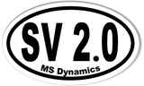 SV 2.0 Custom Oval Bumper Stickers