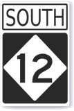 South 12 Bumper Sticker