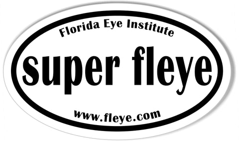 super fleye www.fleye.com Euro Oval Bumper Stickers