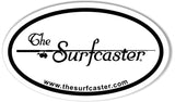 The Surfcaster Euro Oval Stickers