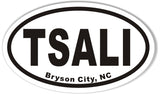 TSALI Oval Stickers