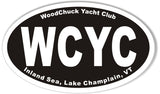WCYC Custom 3x5" Oval Bumper Stickers