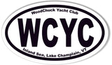 WCYC Oval Bumper Stickers