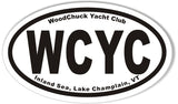 WCYC Custom 3x5" Oval Bumper Stickers