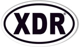 XDR Custom Oval Bumper Stickers