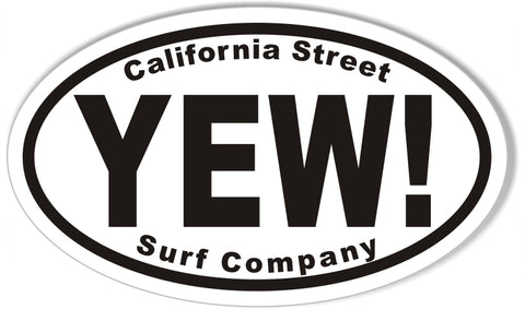 YEW! 3x5" Custom Euro Oval Stickers