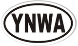 YNWA 3x5" Custom Euro Oval Stickers