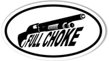 FULL CHOKE Turkey Hunting Oval Bumper Stickers