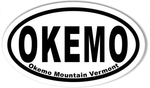 OKEMO Oval Stickers