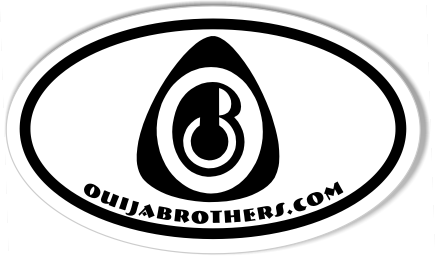 Ouija Brothers 3x5" Custom Oval Bumper Stickers