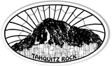 TAHQUITZ ROCK Oval Stickers